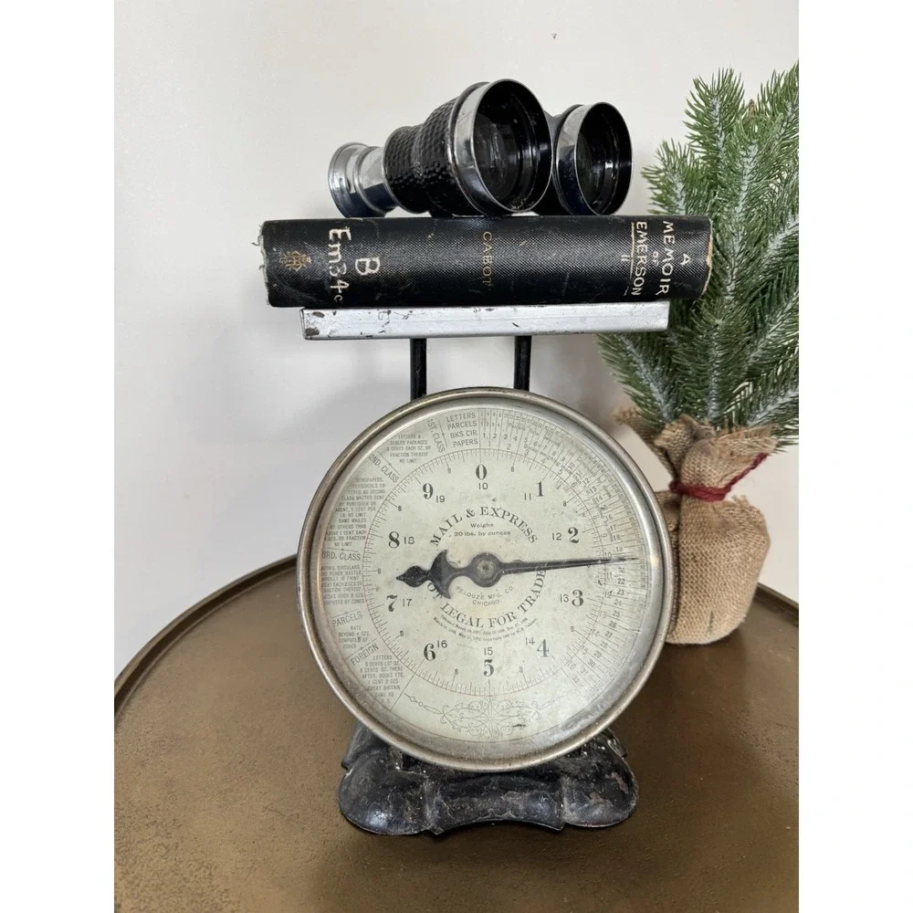 Vintage Style Glass Decorative Binoculars Metal Decor Home